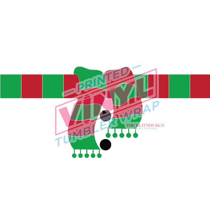 Libbey Can Wrap 16oz - Ink Transfers | Frosty Scarf | from The Glitter Guy
