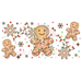 Libbey Can Wrap 16oz - Ink Transfers | Gingerbread Lights | from The Glitter Guy