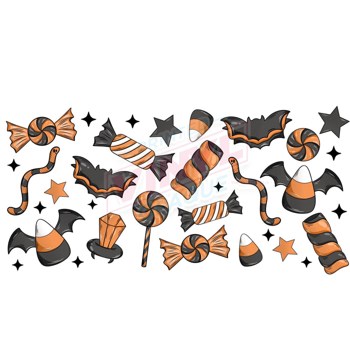 Libbey Can Wrap 16oz - Ink Transfers | Halloween Candy | from The Glitter Guy