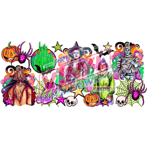 Libbey Can Wrap 16oz - Ink Transfers | Halloween Oz | from The Glitter Guy