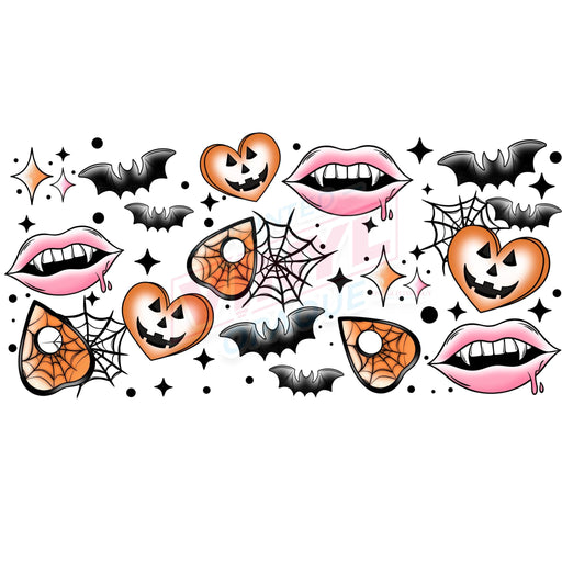 Libbey Can Wrap 16oz - Ink Transfers |Halloween Tattoos | from The Glitter Guy