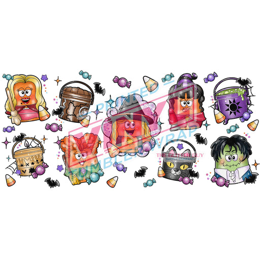 Libbey Can Wrap 16oz - Ink Transfers | Hocus Pocus Nugs | from The Glitter Guy