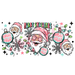 Libbey Can Wrap 16oz - Ink Transfers | Holly Jolly Santa 339 | from The Glitter Guy