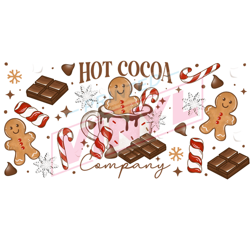 Libbey Can Wrap 16oz - Ink Transfers | Hot Cocoa Company | from The Glitter Guy