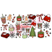 Libbey Can Wrap 16oz - Ink Transfers | Just A Christmas Girl | from The Glitter Guy