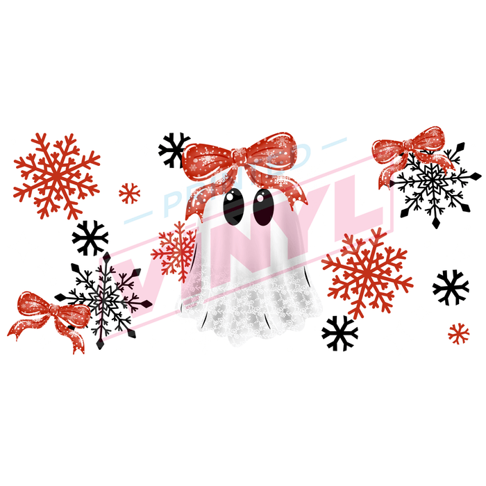 Libbey Can Wrap 16oz - Ink Transfers | Lace Ghost | from The Glitter Guy