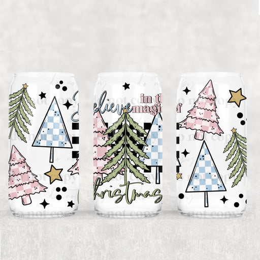 Libbey Can Wrap 16oz - Ink Transfers | Magic Of Christmas | UVDTF from The Glitter Guy