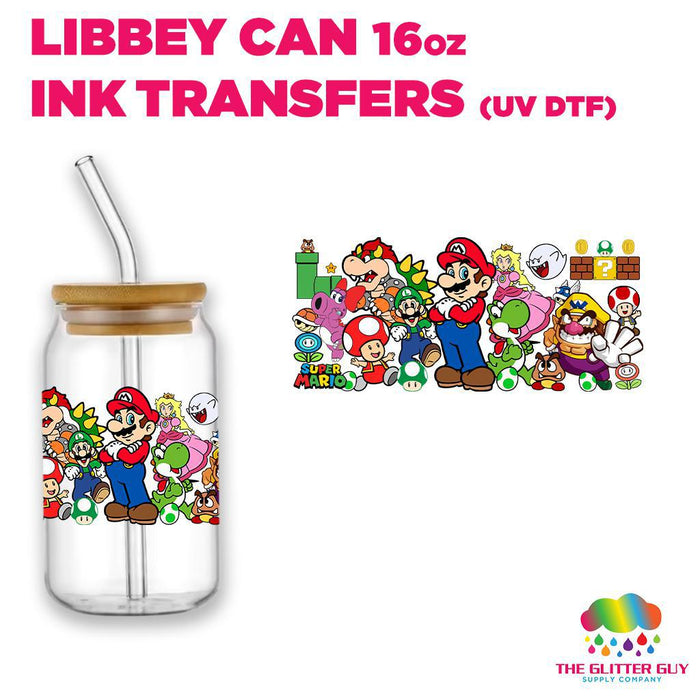 Libbey Can Wrap 16oz - Ink Transfers | Mama Mia | from The Glitter Guy