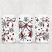 Libbey Can Wrap 16oz - Ink Transfers | Merry Bows | UVDTF from The Glitter Guy