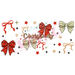 Libbey Can Wrap 16oz - Ink Transfers | Merry Christmas Bows | from The Glitter Guy