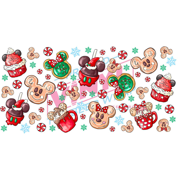 Libbey Can Wrap 16oz - Ink Transfers | Mice Sweets | from The Glitter Guy