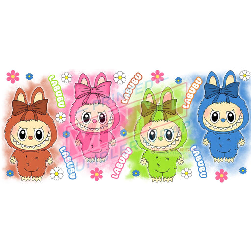 Libbey Can Wrap 16oz - Ink Transfers | Monster Pals Large | from The Glitter Guy