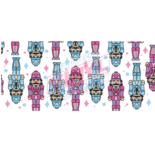 Libbey Can Wrap 16oz - Ink Transfers |Nutcrackers | from The Glitter Guy