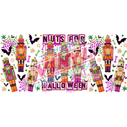 Libbey Can Wrap 16oz - Ink Transfers | Nuts For Halloween | from The Glitter Guy