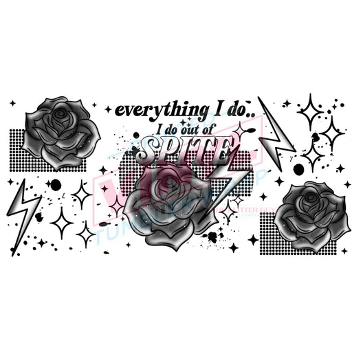 Libbey Can Wrap 16oz - Ink Transfers | Out Of Spite | from The Glitter Guy