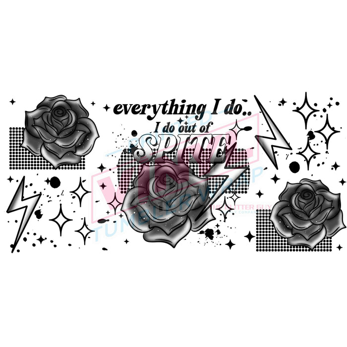 Libbey Can Wrap 16oz - Ink Transfers | Out Of Spite | from The Glitter Guy