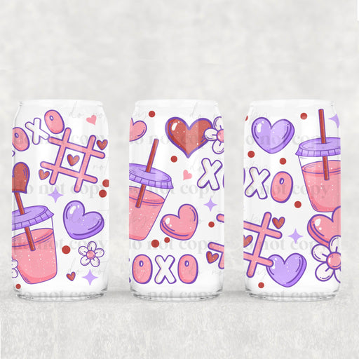 Libbey Can Wrap 16oz - Ink Transfers | Pastel Love | UVDTF from The Glitter Guy