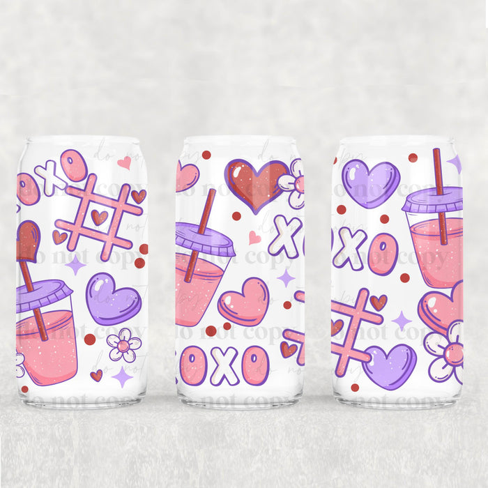 Libbey Can Wrap 16oz - Ink Transfers | Pastel Love | UVDTF from The Glitter Guy