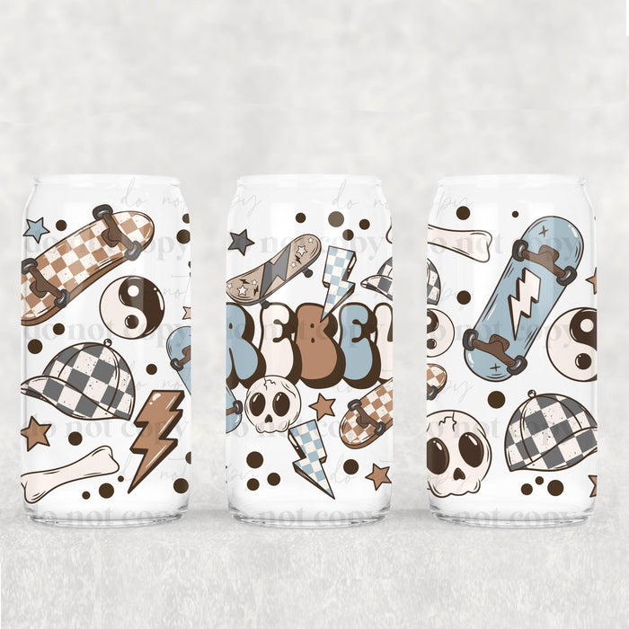 Libbey Can Wrap 16oz - Ink Transfers | Rebel | from The Glitter Guy