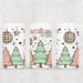 Libbey Can Wrap 16oz - Ink Transfers | Retro Christmas Vibes | UVDTF from The Glitter Guy