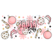 Libbey Can Wrap 16oz - Ink Transfers | Santa Baby Pink | from The Glitter Guy