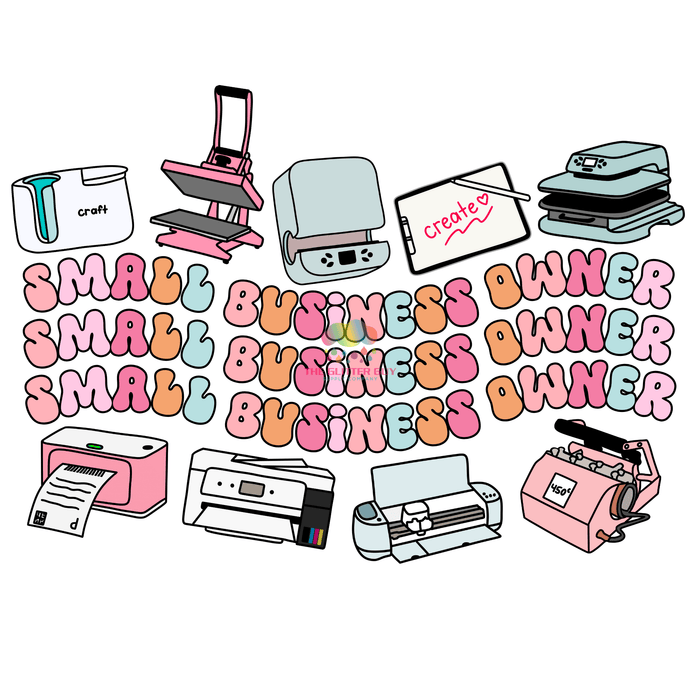 Libbey Can Wrap 16oz - Ink Transfers | Small Business Owner | from The Glitter Guy