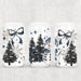 Libbey Can Wrap 16oz - Ink Transfers | Snowman Bows | UVDTF from The Glitter Guy