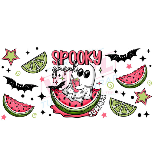Libbey Can Wrap 16oz - Ink Transfers | Spooky Ghoul Watermelon | from The Glitter Guy