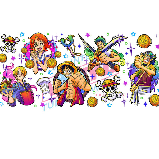 Libbey Can Wrap 16oz - Ink Transfers | Straw Hats | from The Glitter Guy