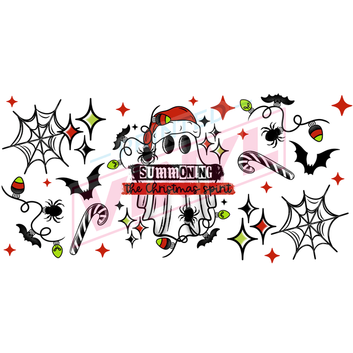 Libbey Can Wrap 16oz - Ink Transfers | Summoning Christmas | from The Glitter Guy