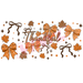 Libbey Can Wrap 16oz - Ink Transfers | Thankful Bows | from The Glitter Guy