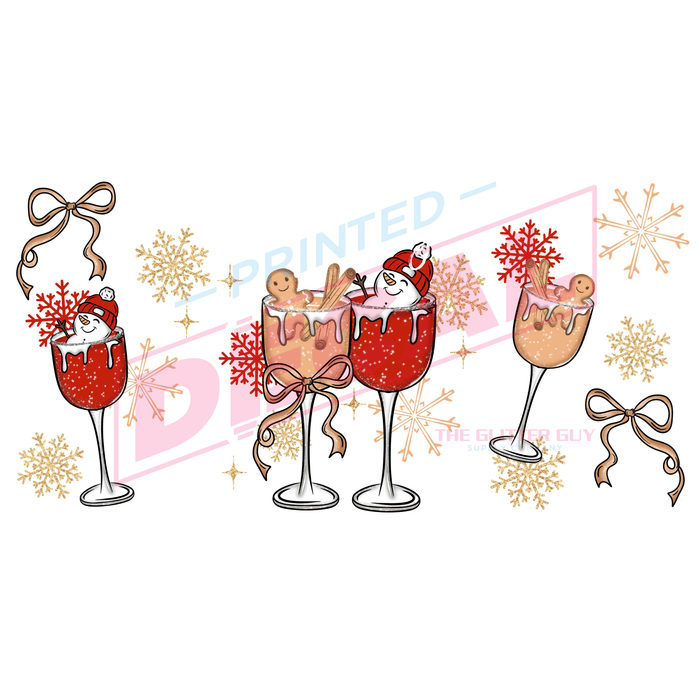 Libbey Can Wrap 16oz - Ink Transfers | Tipsy & Bright Wine | from The Glitter Guy