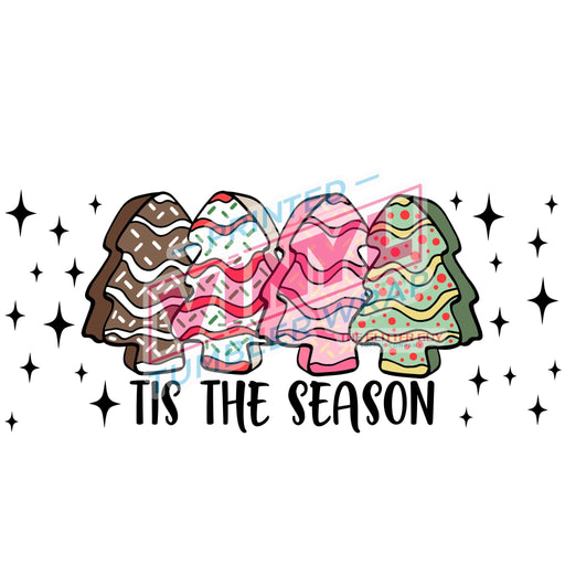 Libbey Can Wrap 16oz - Ink Transfers | Tis The Season | from The Glitter Guy