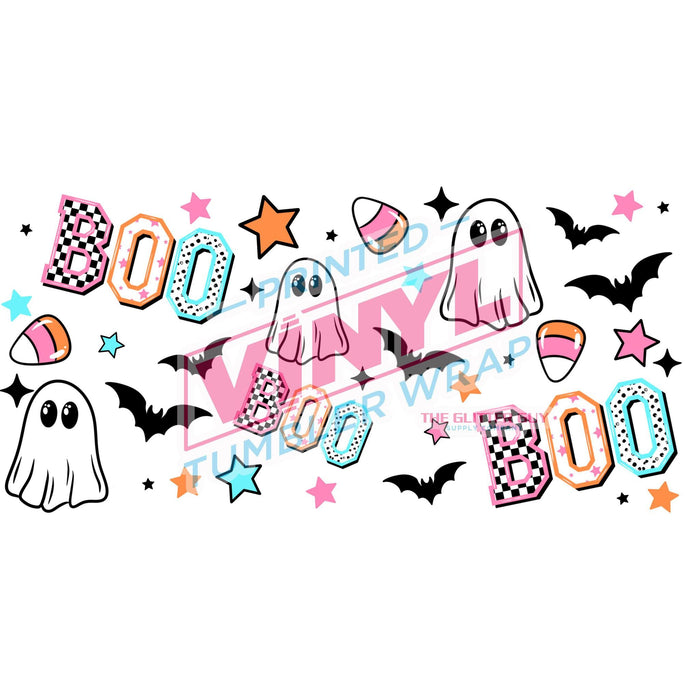 Libbey Can Wrap 16oz - Ink Transfers | Varsity Boo | from The Glitter Guy