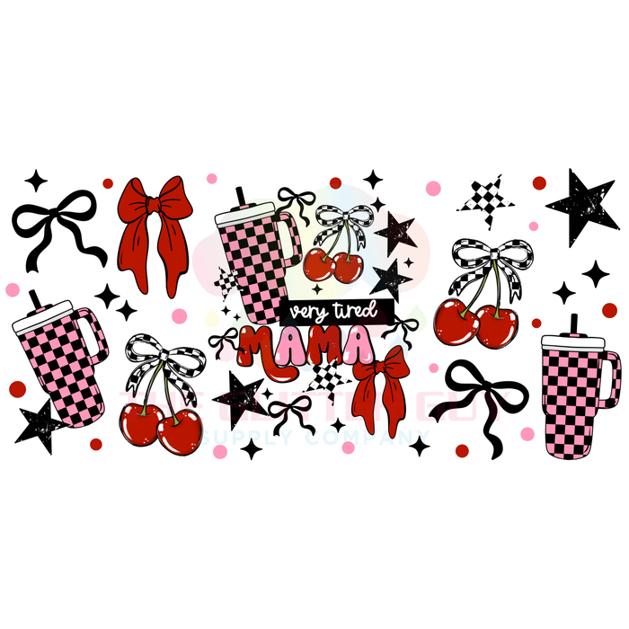 Libbey Can Wrap 16oz - Ink Transfers |Very Tired Mama | from The Glitter Guy