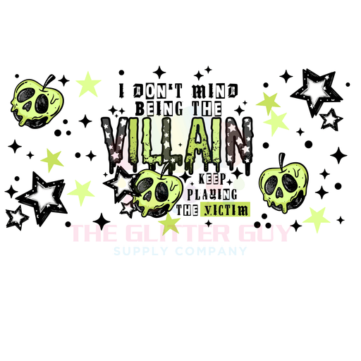 Libbey Can Wrap 16oz - Ink Transfers | Villain | from The Glitter Guy