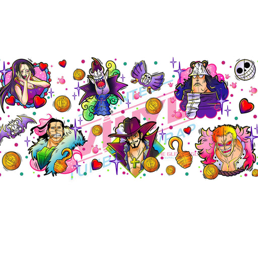 Libbey Can Wrap 16oz - Ink Transfers | Warlords | from The Glitter Guy