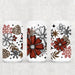 Libbey Can Wrap 16oz - Ink Transfers | Winter Floral | UVDTF from The Glitter Guy