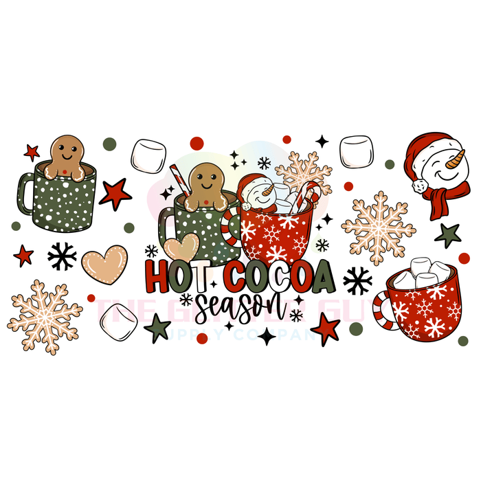 Libbey Can Wrap 16oz - Ink Transfers |Winter Mugs | from The Glitter Guy