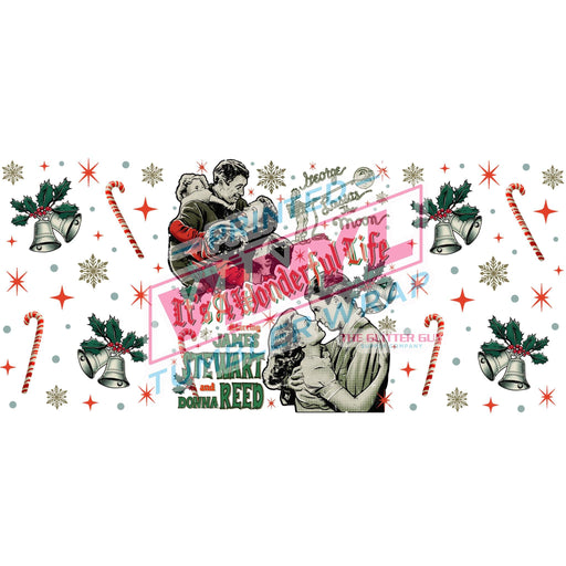 Libbey Can Wrap 16oz - Ink Transfers | Wonderful Life | from The Glitter Guy