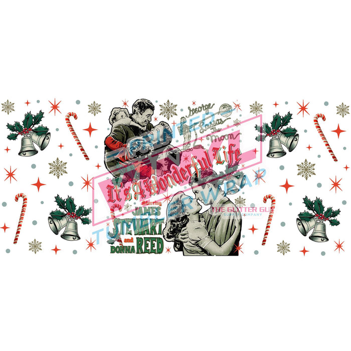 Libbey Can Wrap 16oz - Ink Transfers | Wonderful Life | from The Glitter Guy
