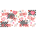 Libbey Can Wrap 16oz - Ink Transfers |XoXo Be Mine | from The Glitter Guy