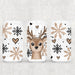Libbey Can Wrap 16oz - UV DTF Ink Transfers | Winter Deer | from The Glitter Guy