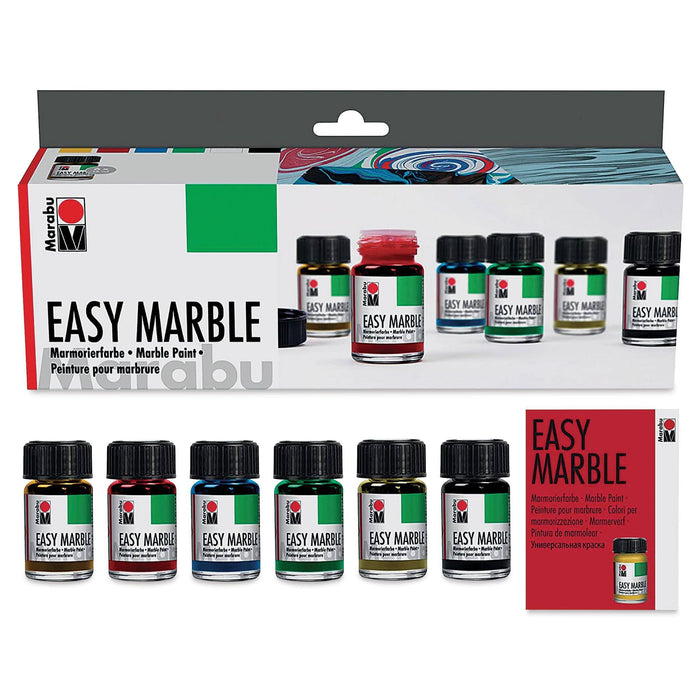 Marabu Easy Marble Starter Kit | Easy Marble from The Glitter Guy