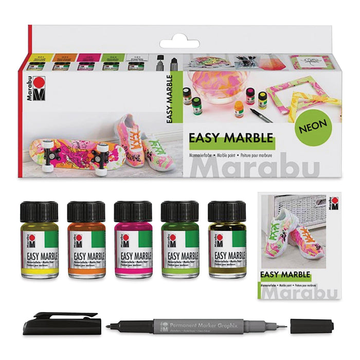 Marabu Easy Marble Starter Kit | Easy Marble from The Glitter Guy