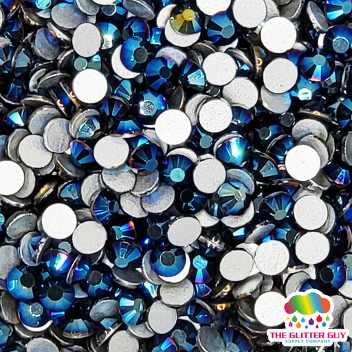 Metallic Blue | Rhinestones from The Glitter Guy
