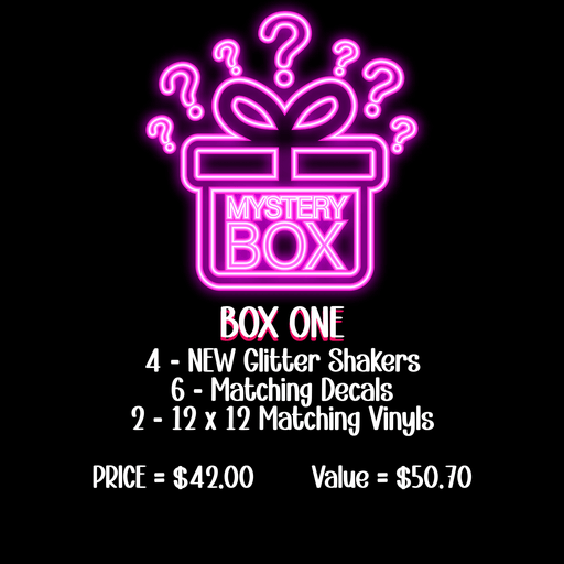 Mystery Blind Box Vol One | Printed Vinyl from The Glitter Guy