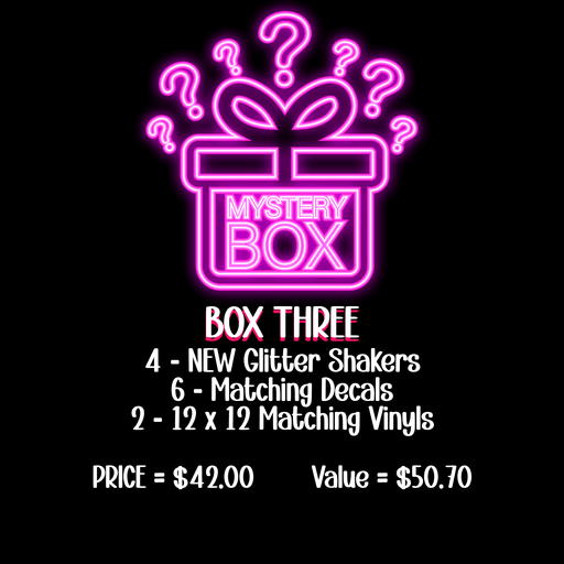 Mystery Blind Box Vol Three | Printed Vinyl from The Glitter Guy