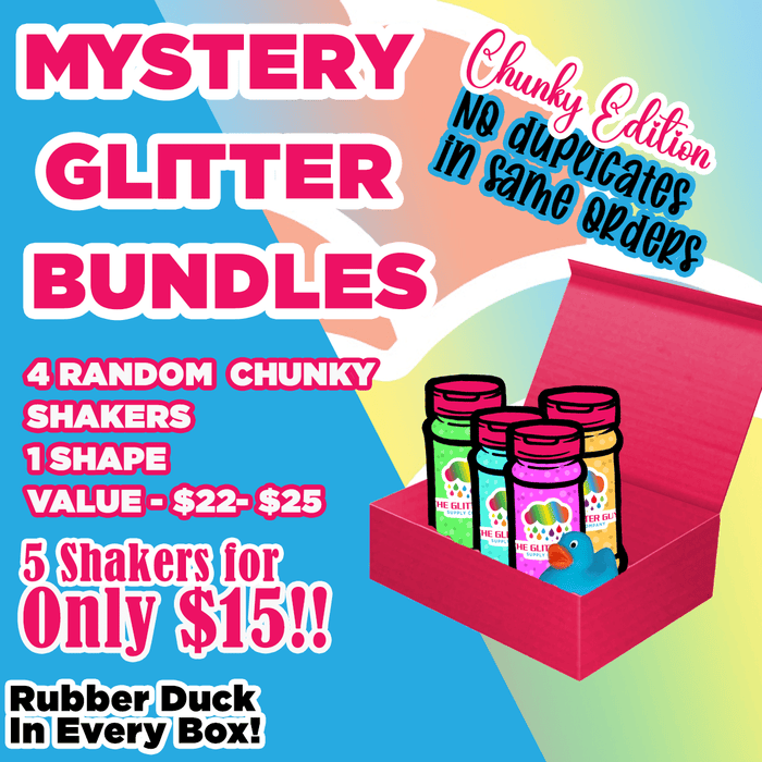 Mystery Glitter Box - Chunky Edition | Fusion from The Glitter Guy