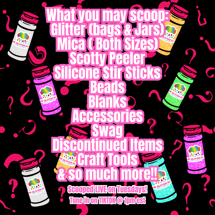 Mystery Scoops! - Scooped on Tuesdays | Warehouse Box from The Glitter Guy